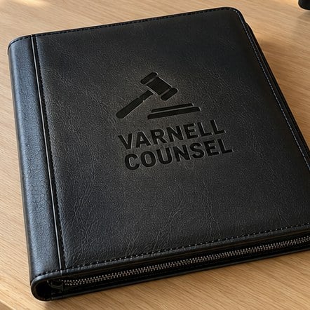 Custom Leather-Look Padfolio Binders