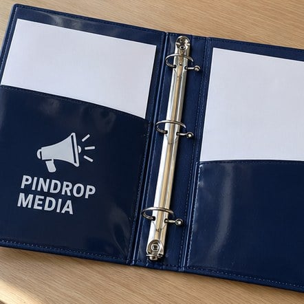 Custom Presentation Binders with Pockets