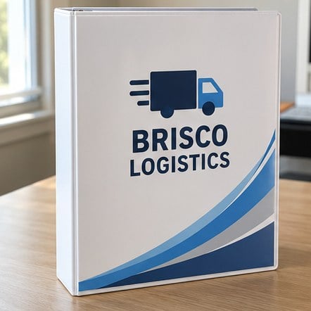 Custom Printed Poly Binders